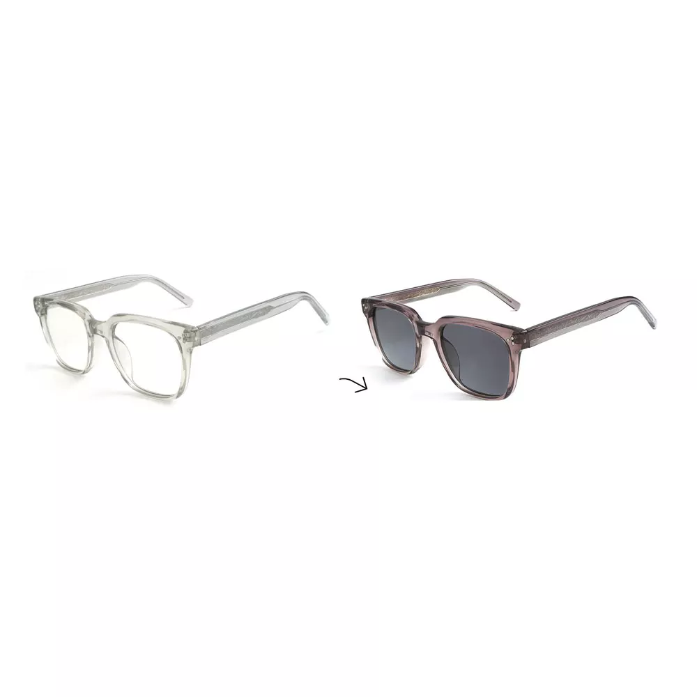 Gd Cheap Fashion Sun Glasses Photochromic Lenses Injection Acetate Optical Frame