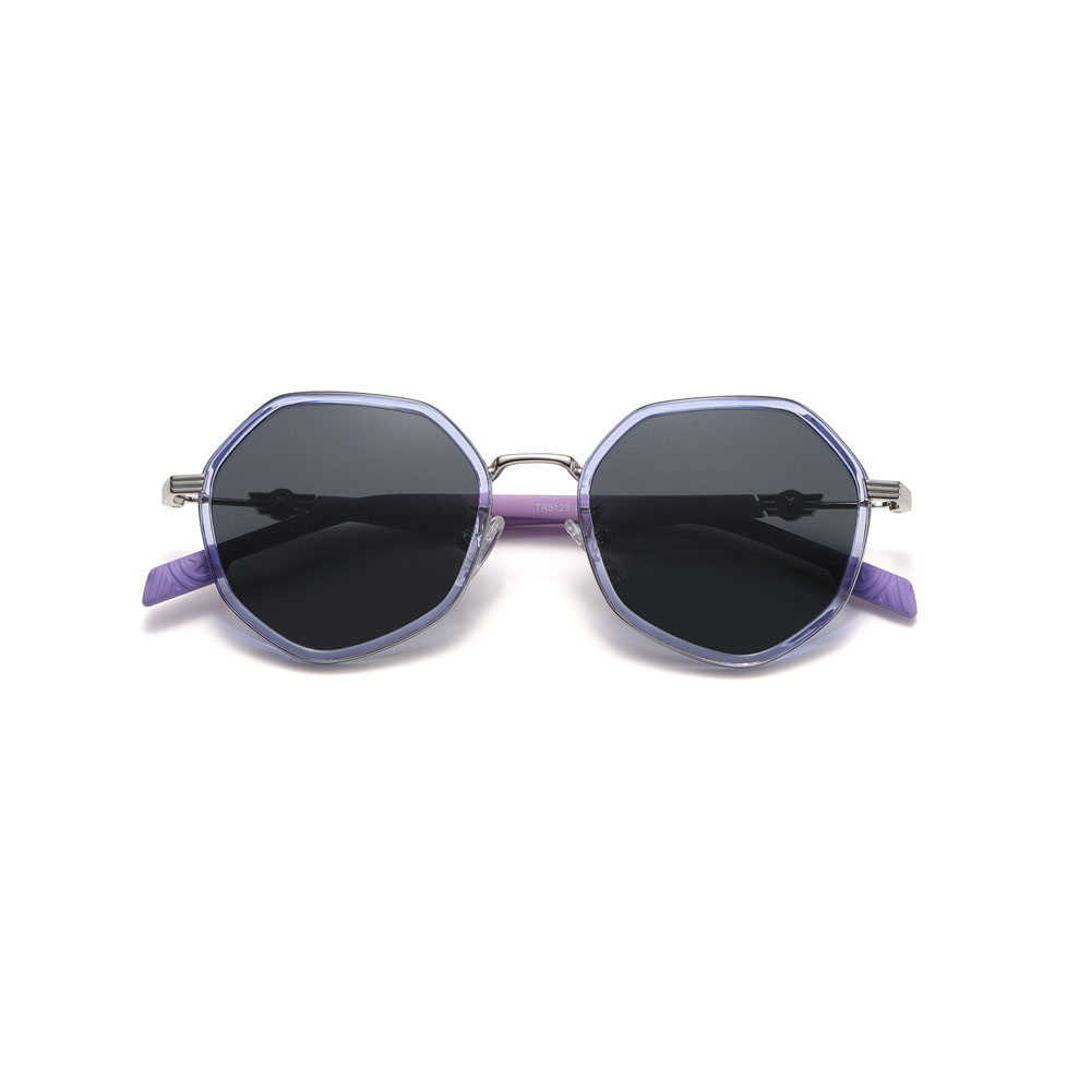 Gd New Design Metal Temple Teenager Sun Glasses Kids TR Sunglasses