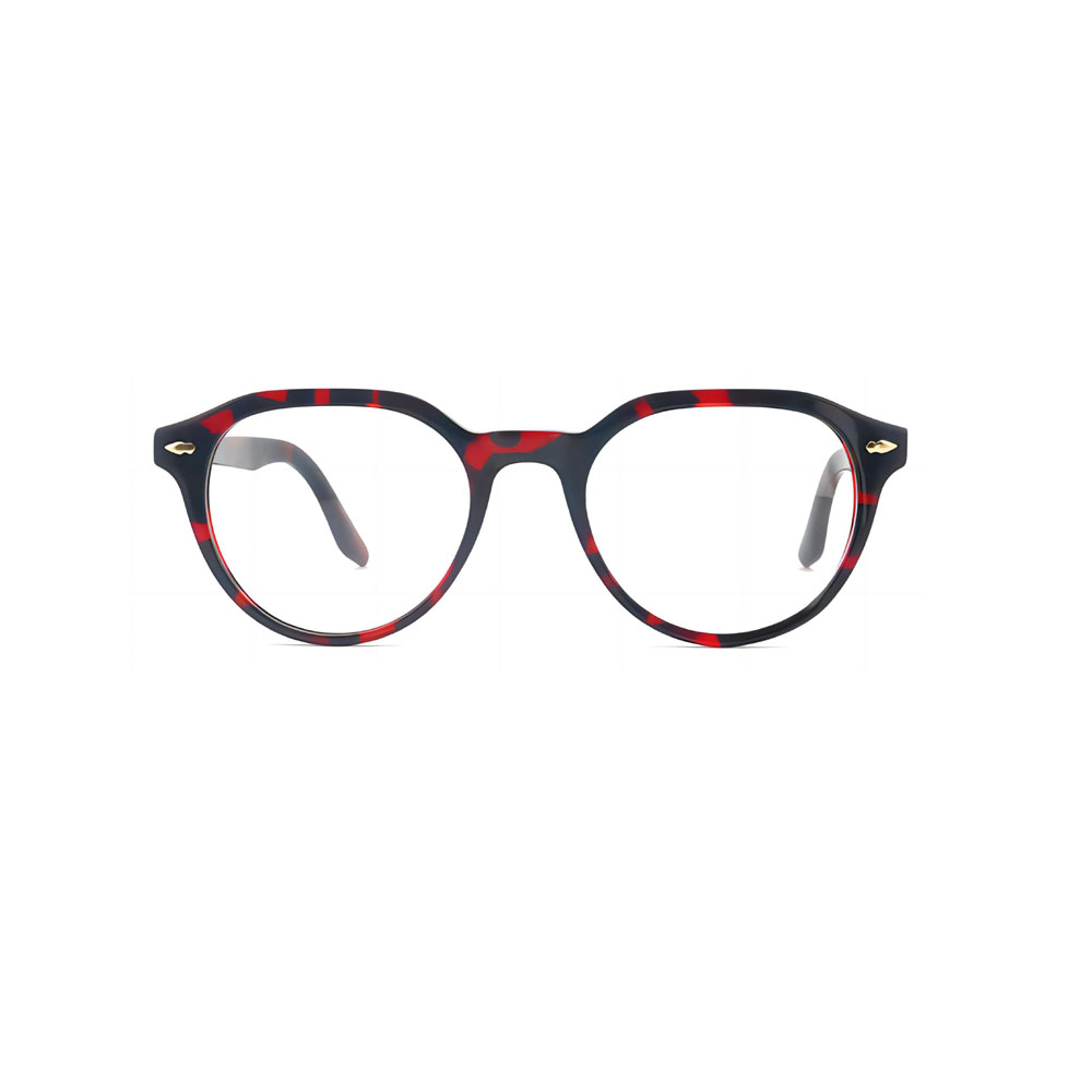 Gd Round anteojos Bright Color Cheap Eyewear Acetate Optical Glasses