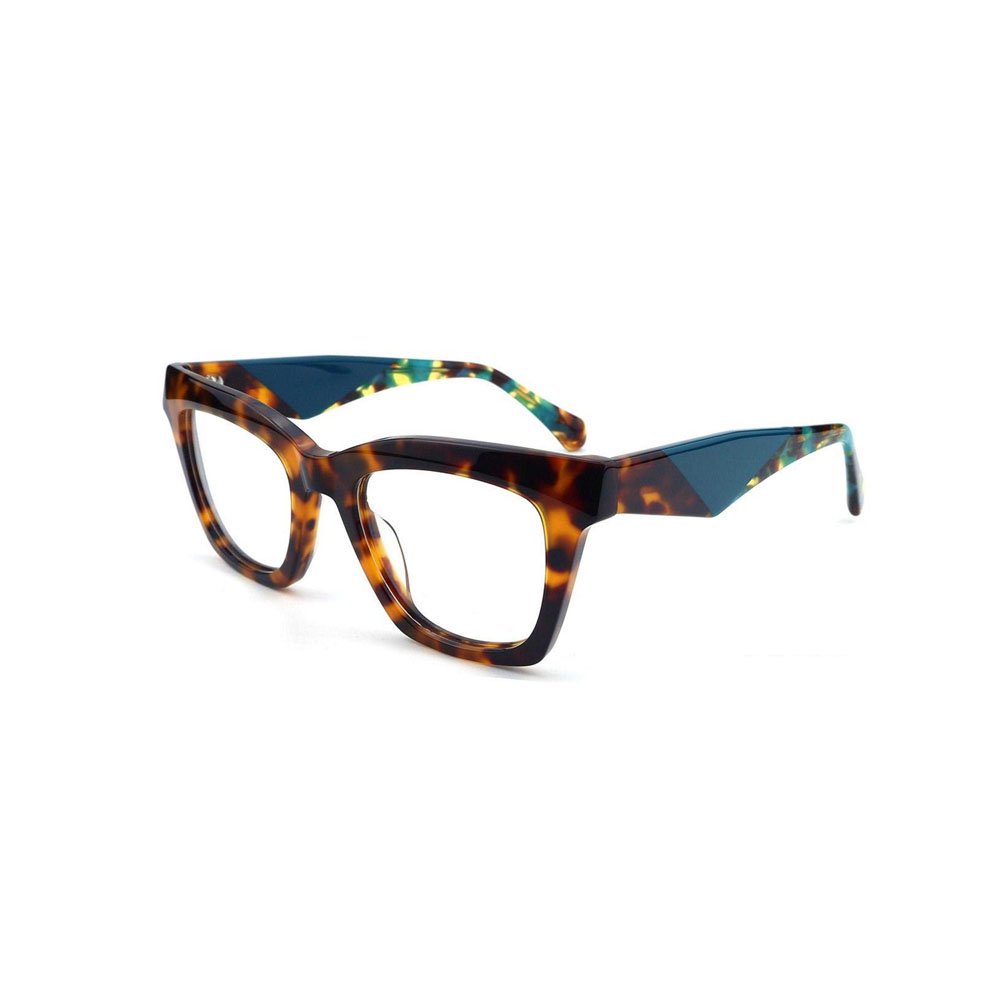 Gd Square Frame Lamination Acetate Temple High Quality Acetate Optical Glasses