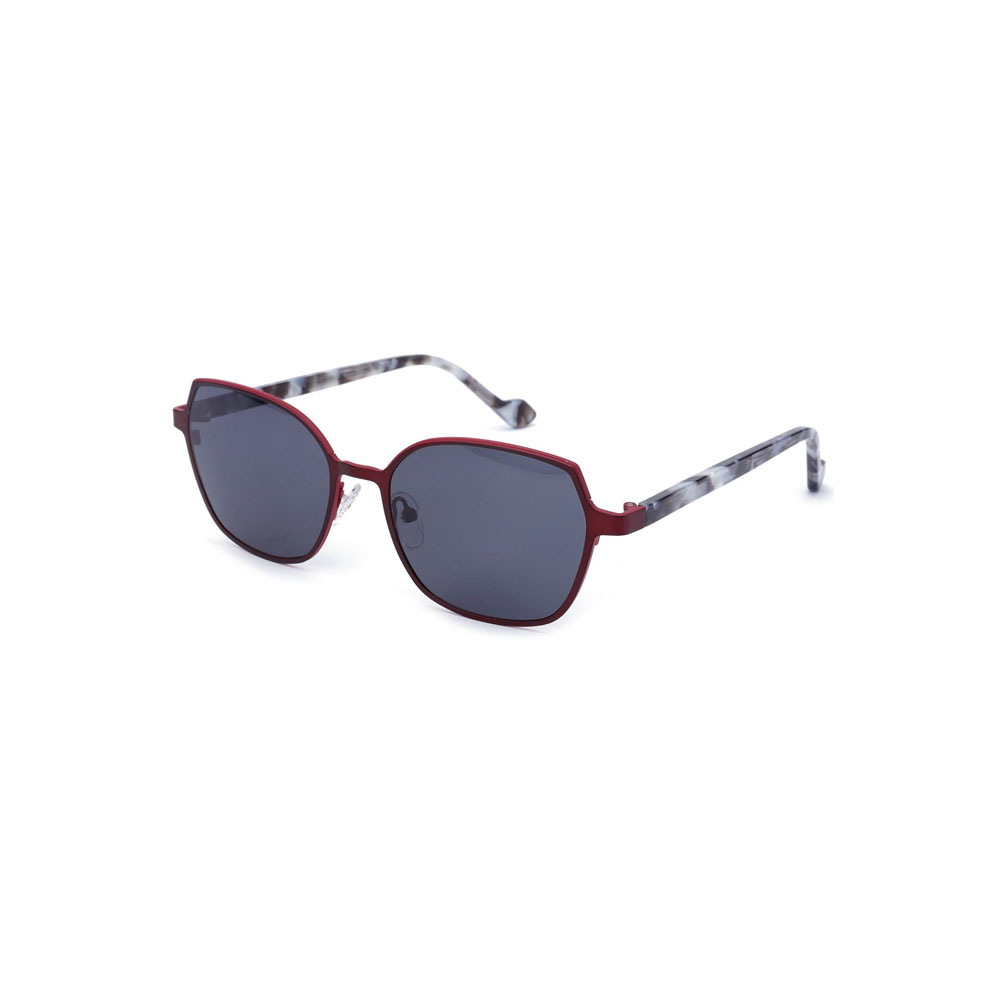 Gd Superior Quality Double Color Steel Plate Women Metal Sunglasses