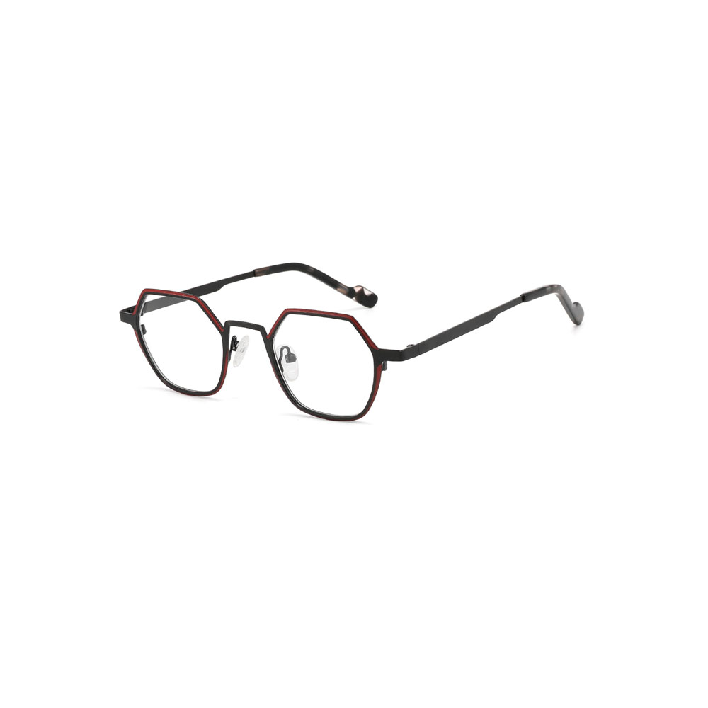 Gd Factory Supply Modern gafas Small Size Irregular Eyewear Metal Optical Frame