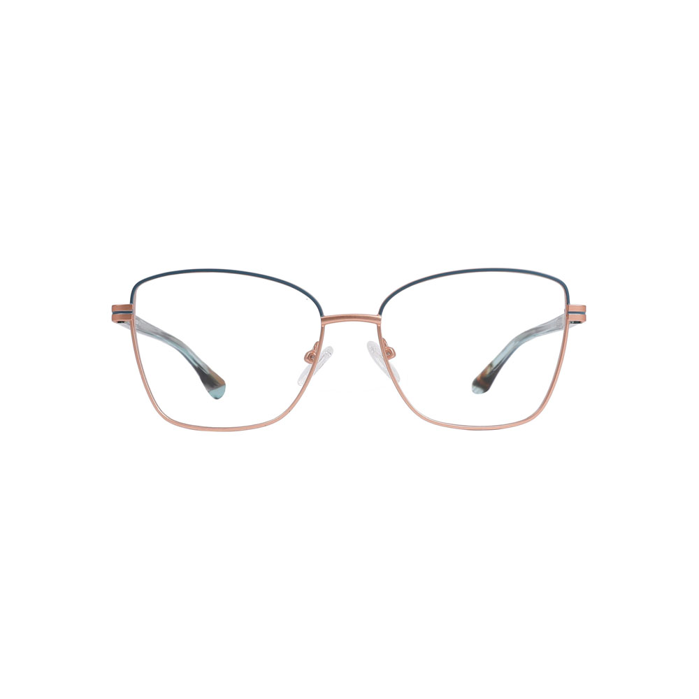 Gd Spectacle Beautiful Temple Optical Frame Wholesale Unisex gafas Metal Eyewear
