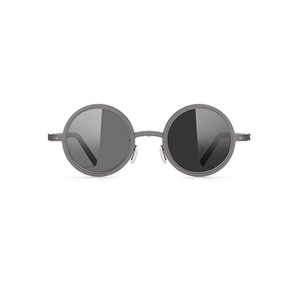 Gd gafas Synchronous Rotating Adjustable Tint Polarized Sunglasses Stainless Steel Sunglasses