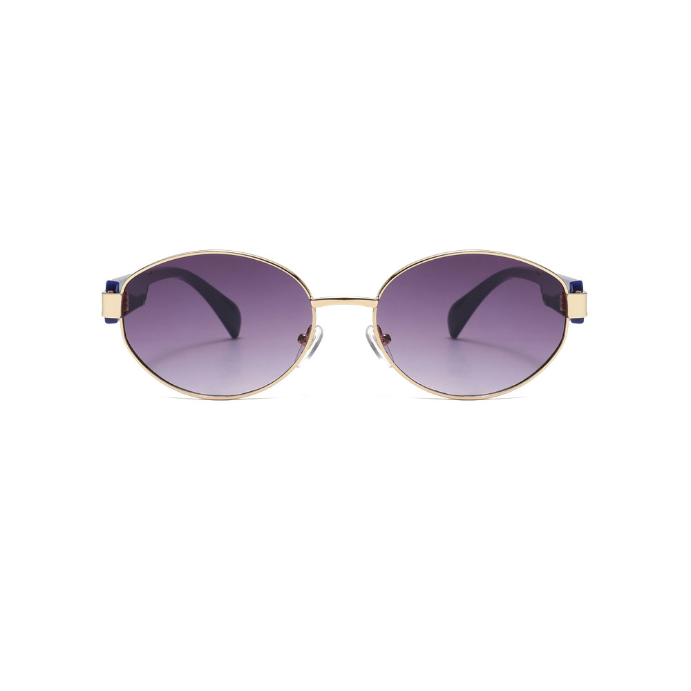 Gd Factory Direct Sales Ellipse Designer Sunglasses Women Metal Polarized Sunglasses