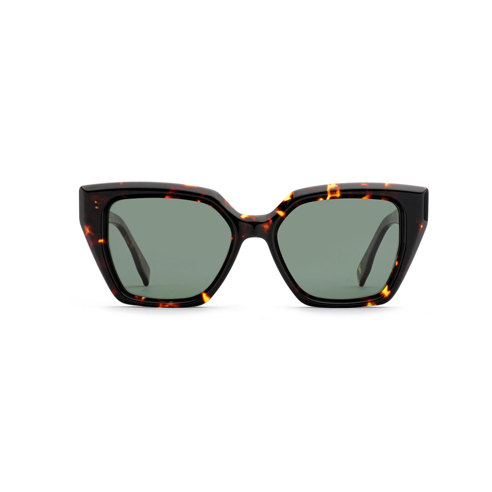 Gd Wholesale Cat-Eye UV400 Tortoiseshell Polarized Sunglasses Chic Pattern Acetate Women Sunglasses