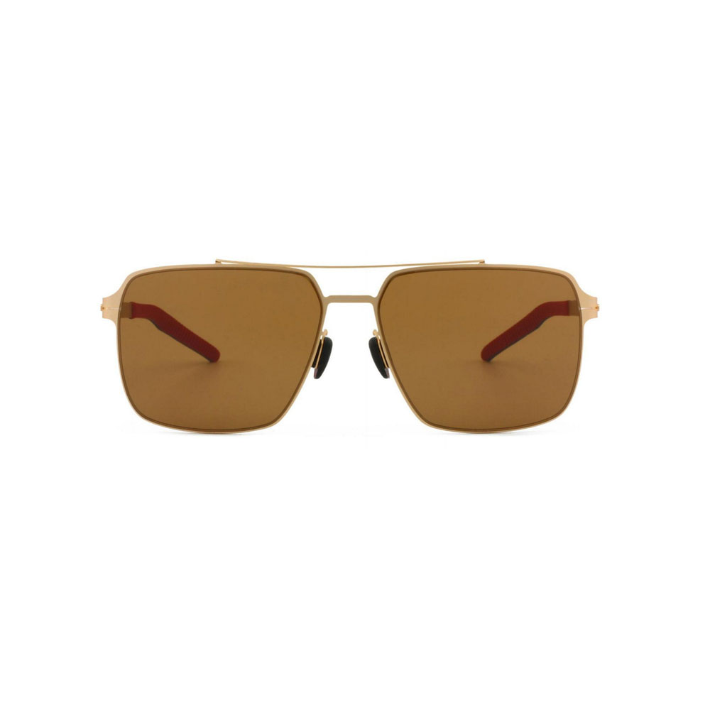 Gd UV400 Business-Casual Fast-Shipping Factory Nylon Lenses Double Bridge Metal Polarized Sunglasses