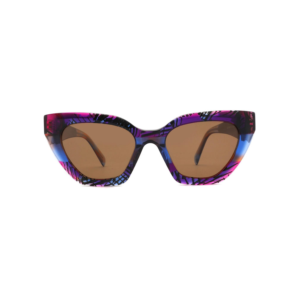 Gd Eclectic Cat Eye Polarized Sunglasses Designer Sunglasses Factory Sale Lamination Acetate Sunglasses