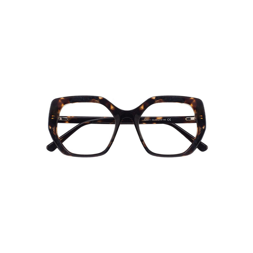 Gd Factory Supply gafas Women Fashion Eyewear Demi Color Eyeglasses Acetate Optical Frame