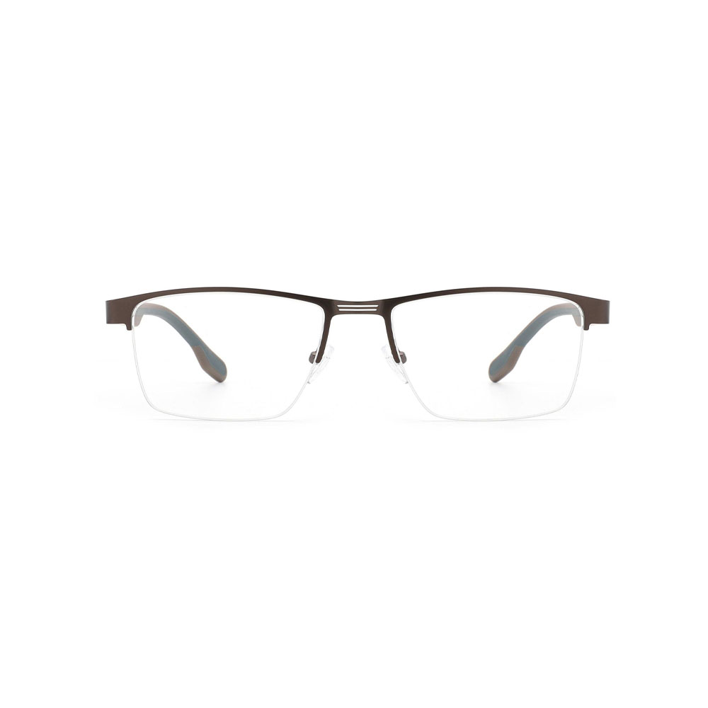 Gd Cheap Metal Optical Frame Factory Sourced Half Frame Business Style Men Metal Eyewear