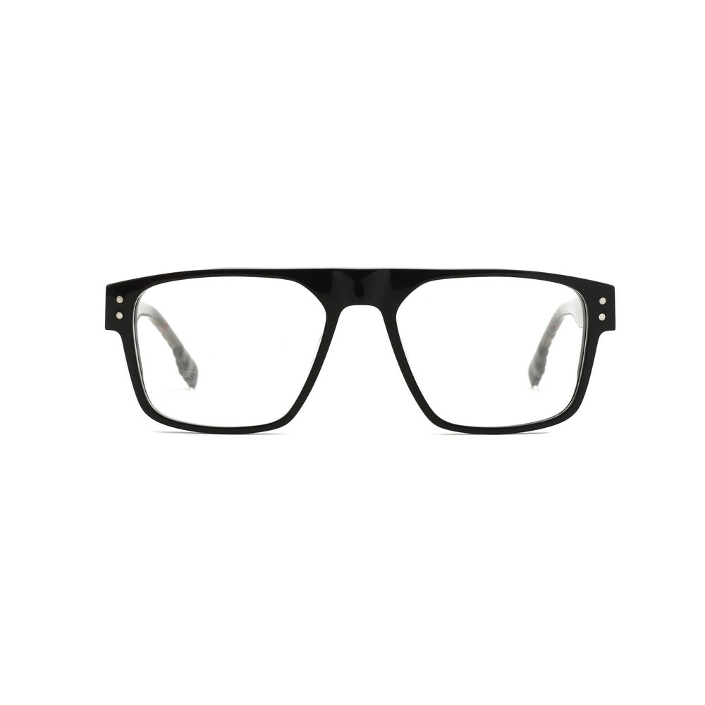 Gd Modern Plaid Pattern Unisex gafas Factory Direct Sale Dupe Luxury Eyewear Acetate Optical Frame