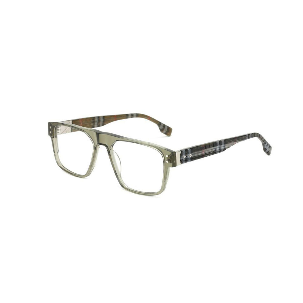 Gd Modern Plaid Pattern Unisex gafas Factory Direct Sale Dupe Luxury Eyewear Acetate Optical Frame
