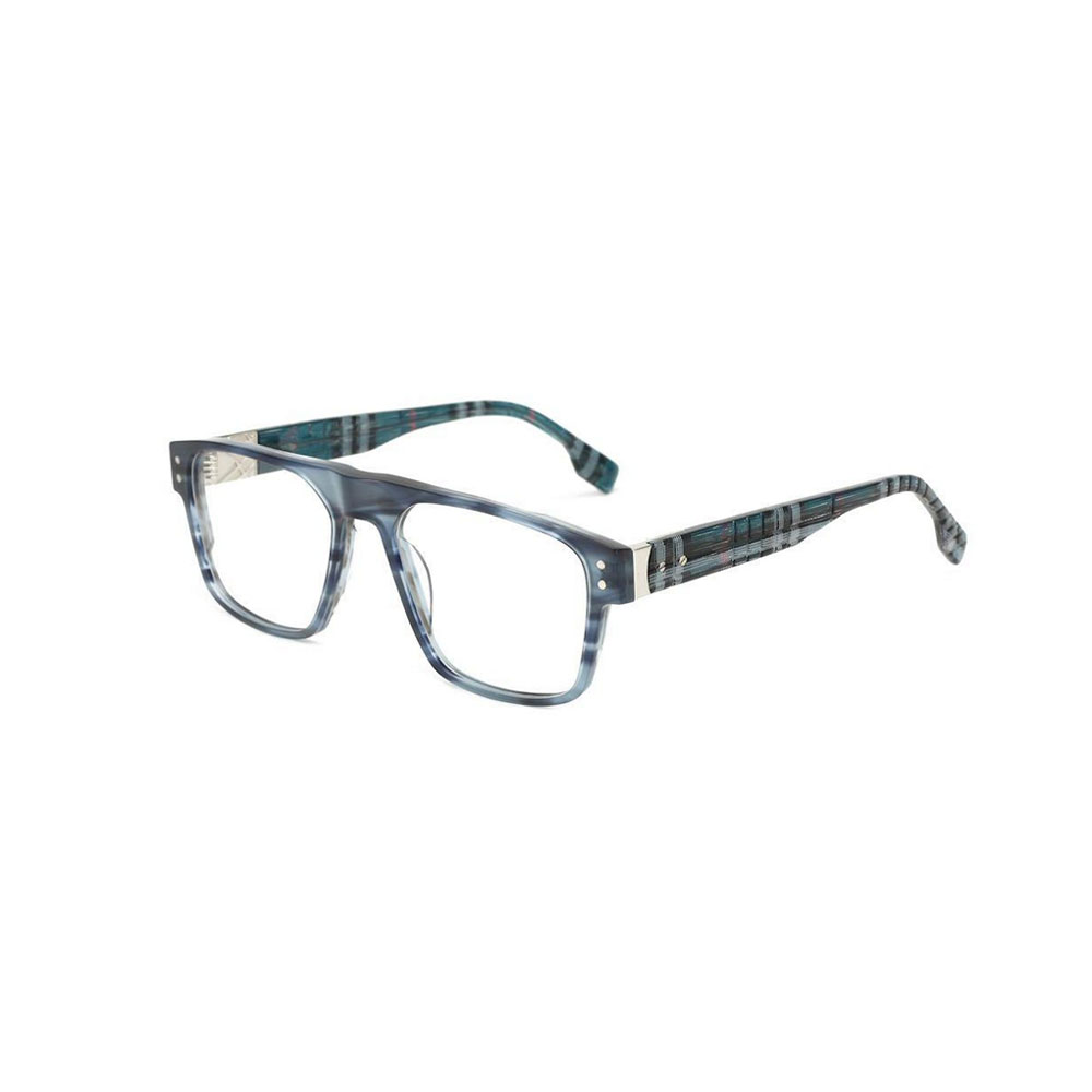 Gd Modern Plaid Pattern Unisex gafas Factory Direct Sale Dupe Luxury Eyewear Acetate Optical Frame