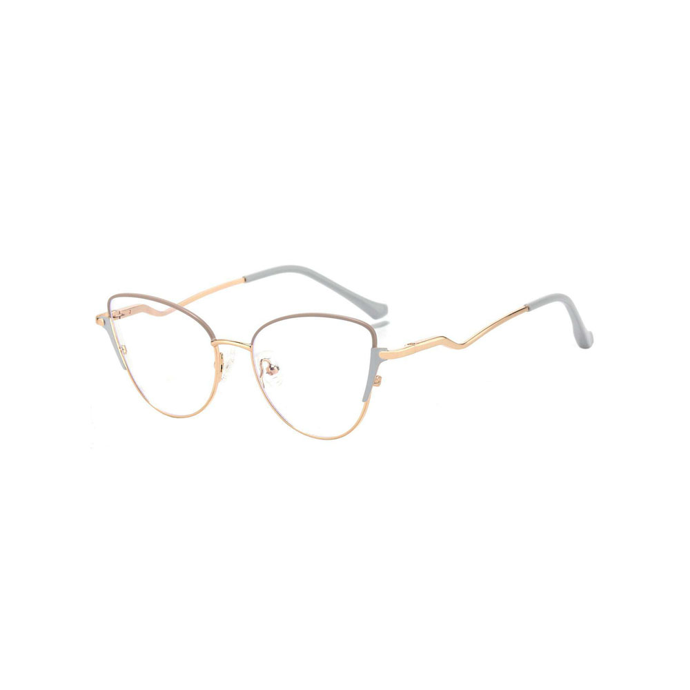 Gd Cat Eye Modern Legs Eyeglasses Sourced Factory gafas Steel Skin Optical Frame Women Metal Eyewear