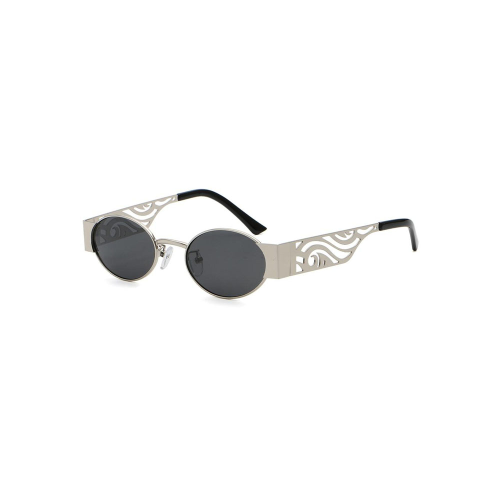 Gd Dainty Detailing Chic Temple Manufacturer Sale Sunglasses Ellipse Polarized Sunglasses Unisex Metal Sunglasses