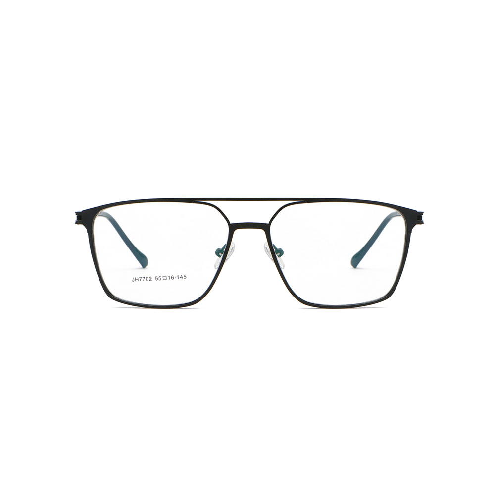 Gd Cheap Metal Optical Frame Manufacturer Supply Handsome Design Double Bridge Men Metal Eyewear