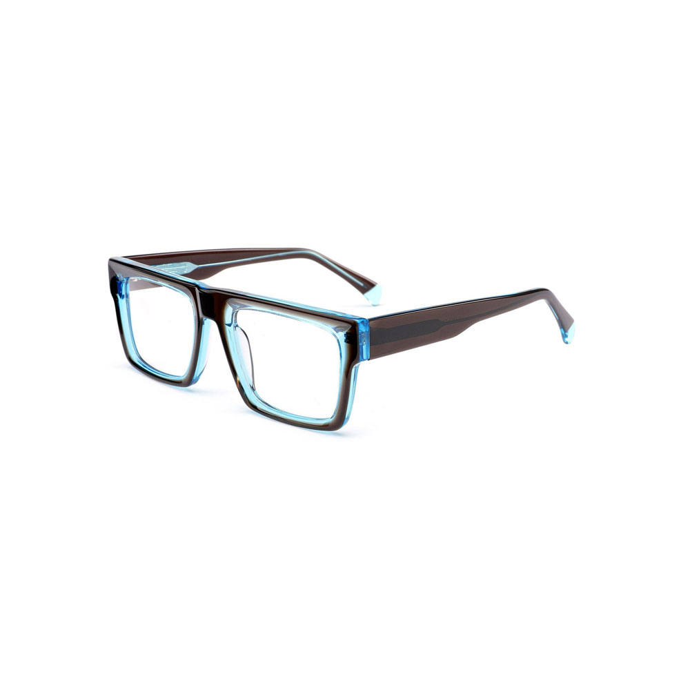 Gd Factory Sale Unisex Eyewear Oversized Frame Two-Tone Gradient gafas Square Glasses Acetate Optical Frame