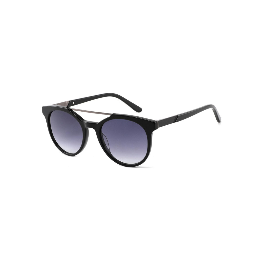 Gd General Sunglasses Classic Double Bridge Factory Supply Metal Temple Sunglasses Acetate Polarized Sunglasses
