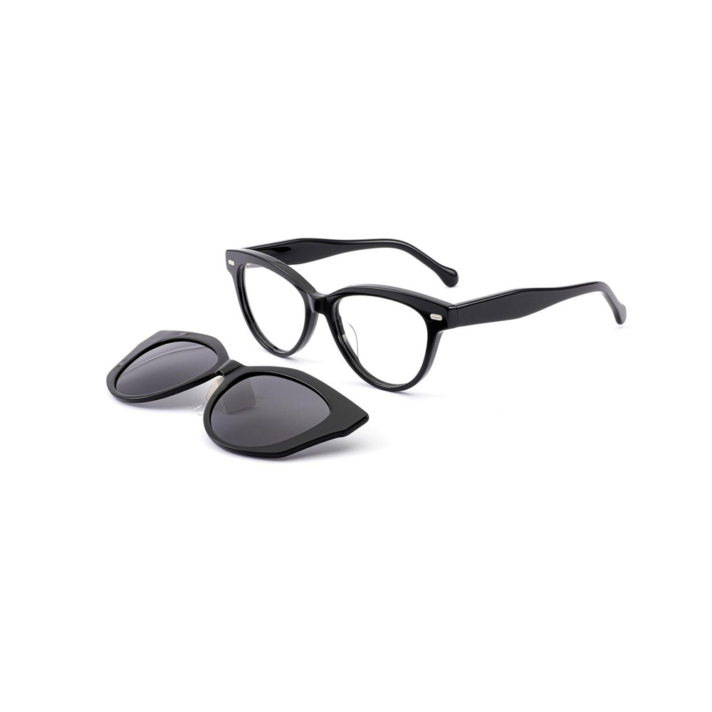Gd High-end Quality Glasses Polarized Sunglasses Factory Direct Sale Cat Eye Glasses Acetate Clip On Sunglasses