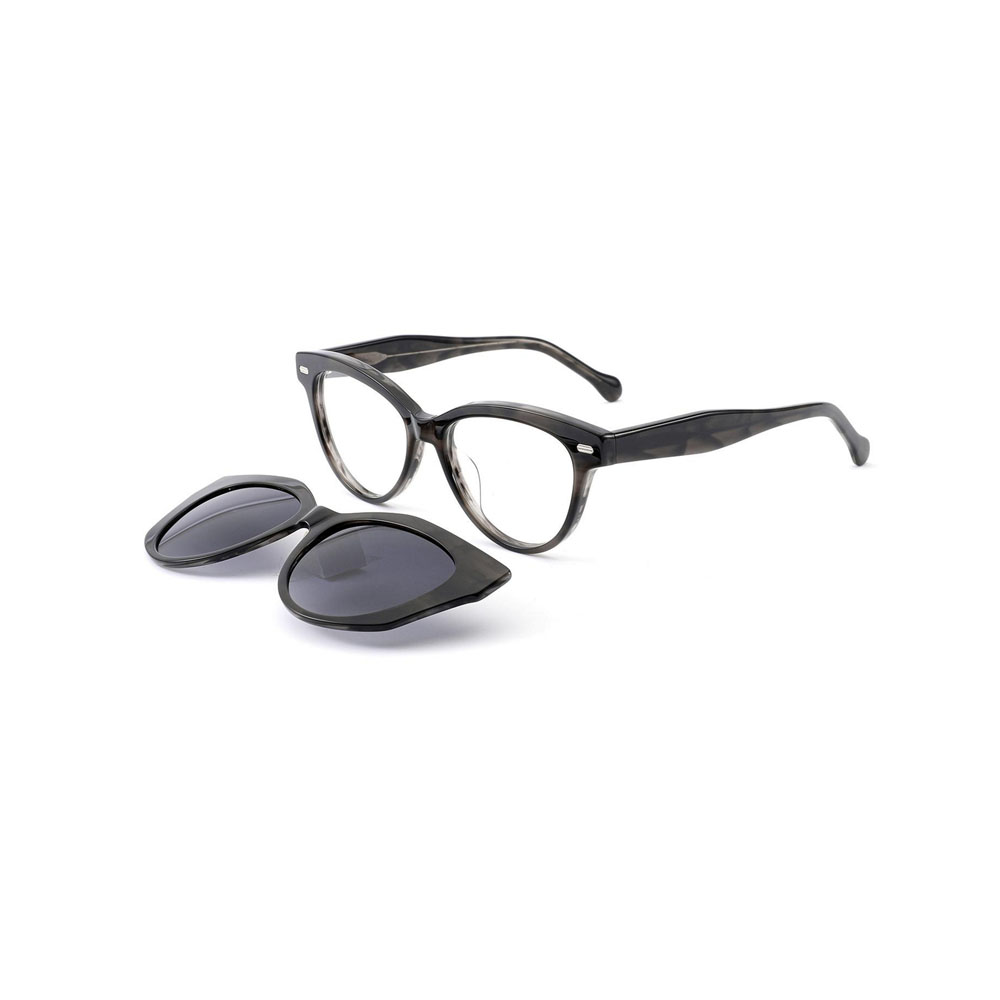 Gd High-end Quality Glasses Polarized Sunglasses Factory Direct Sale Cat Eye Glasses Acetate Clip On Sunglasses
