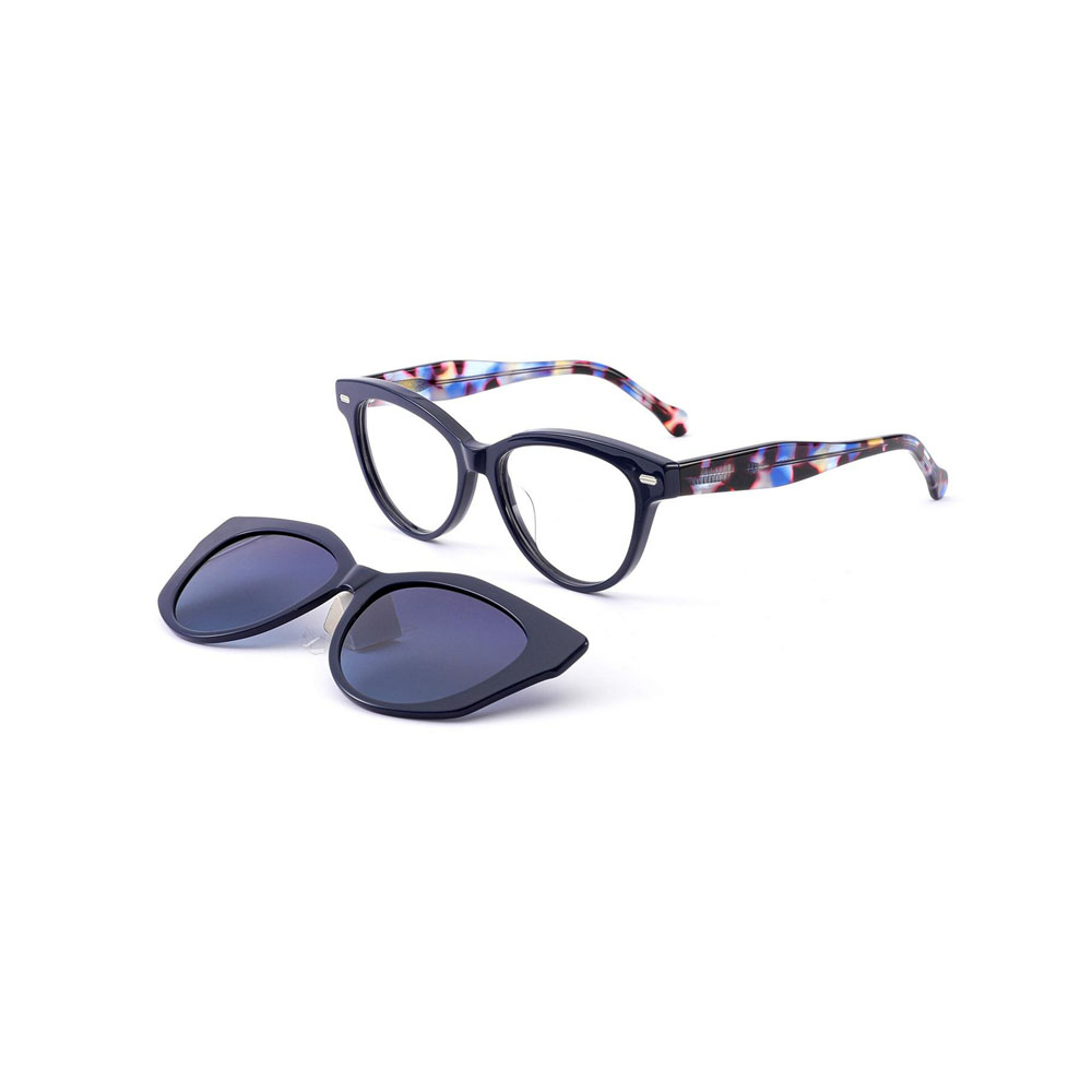 Gd High-end Quality Glasses Polarized Sunglasses Factory Direct Sale Cat Eye Glasses Acetate Clip On Sunglasses