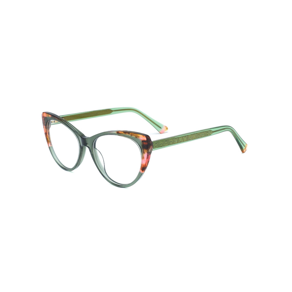 Gd Lamination Acetate Optical Frame Playful Color Factory Supply Cat Eye gafas Women Acetate Eyewear