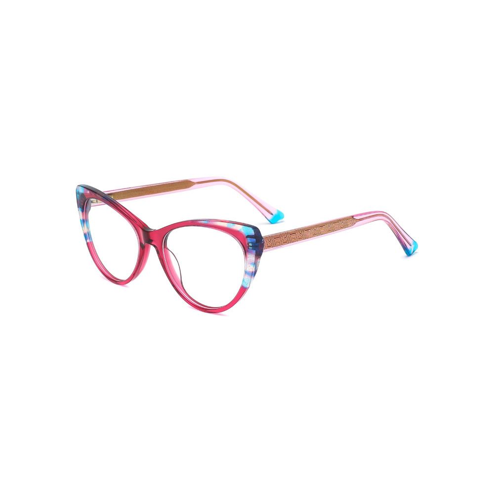 Gd Lamination Acetate Optical Frame Playful Color Factory Supply Cat Eye gafas Women Acetate Eyewear