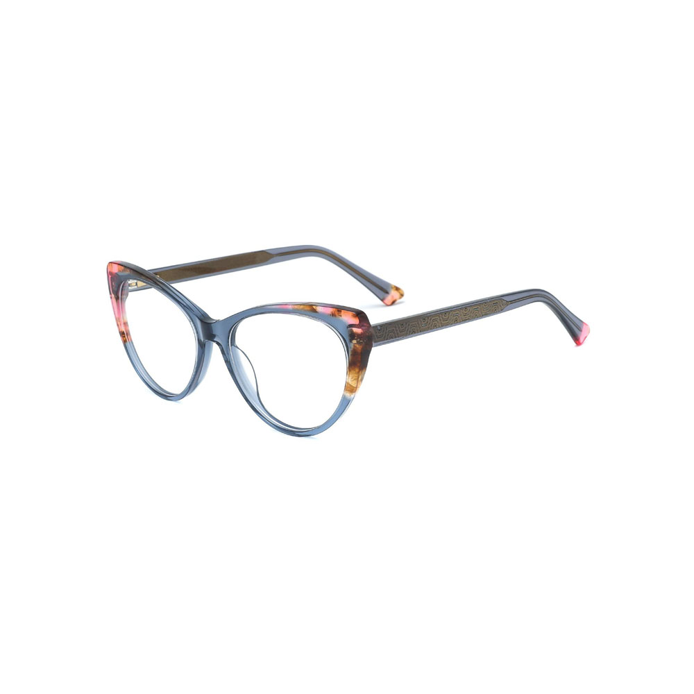 Gd Lamination Acetate Optical Frame Playful Color Factory Supply Cat Eye gafas Women Acetate Eyewear