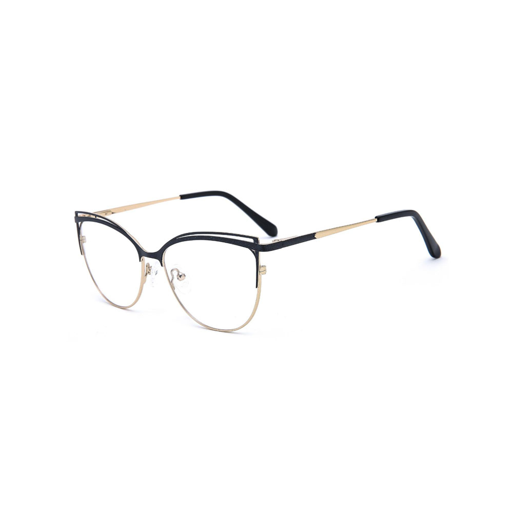 Gd Slim Metal Eyeglasses Cat-eye Style Eyewear Manufacturer Supply Playful Color Retro gafas Metal Optical Frame