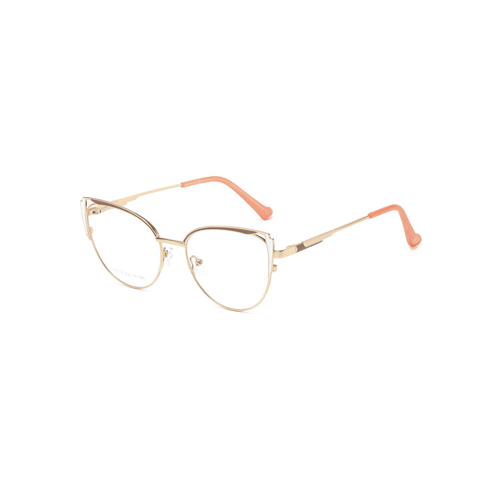 Gd Beautiful Metal Optical Frame Popular Women Cat-eye Style Eyeglasses Manufacturer Supply gafas Women Metal Eyewear