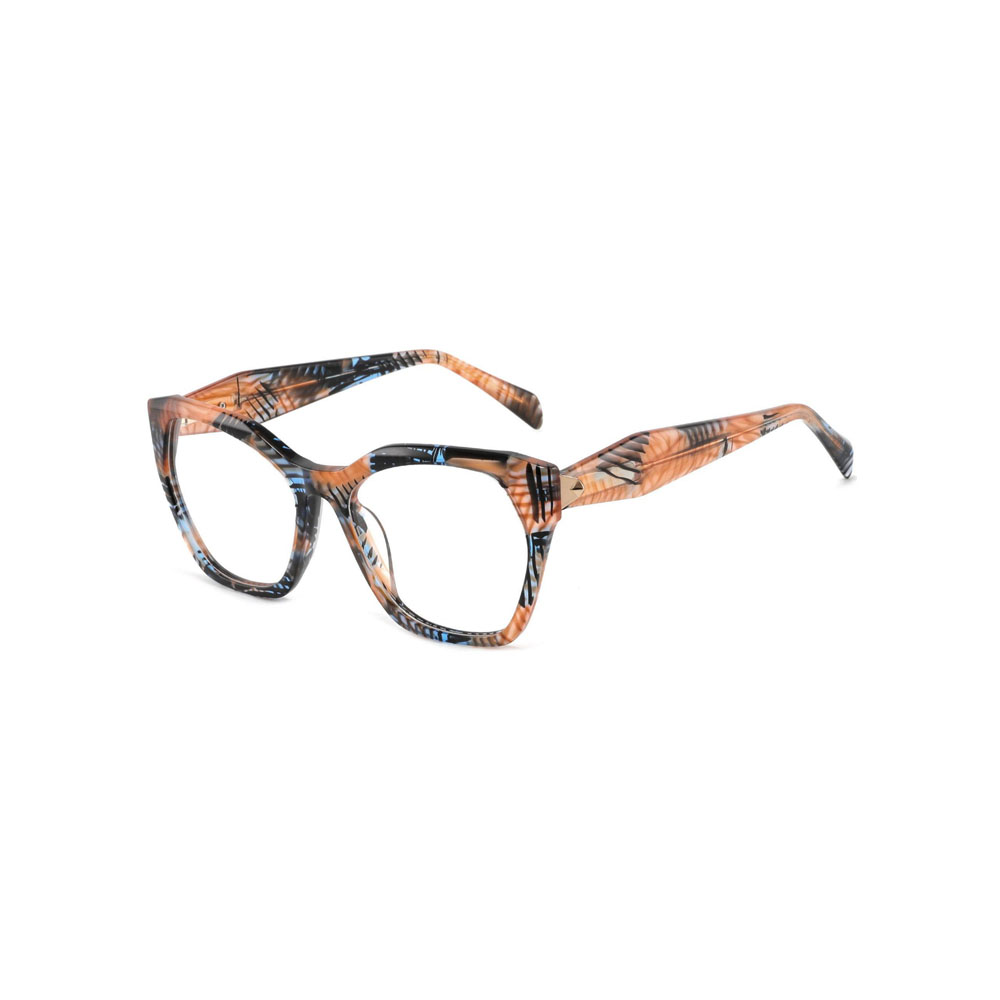 Gd Women Retro gafas Tortoiseshell Eyewear Manufacturer Sale Bold Cat-eye Style Acetate Optical Frame