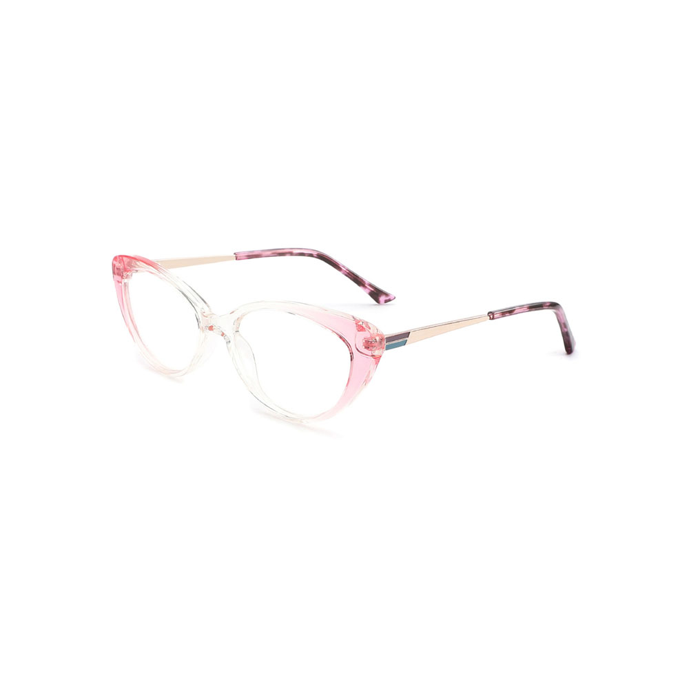Gd Chic gafas Gradient Transparent Eyewear TR90 Optical Frame Factory Supply Cat-eye Women TR Eyewear