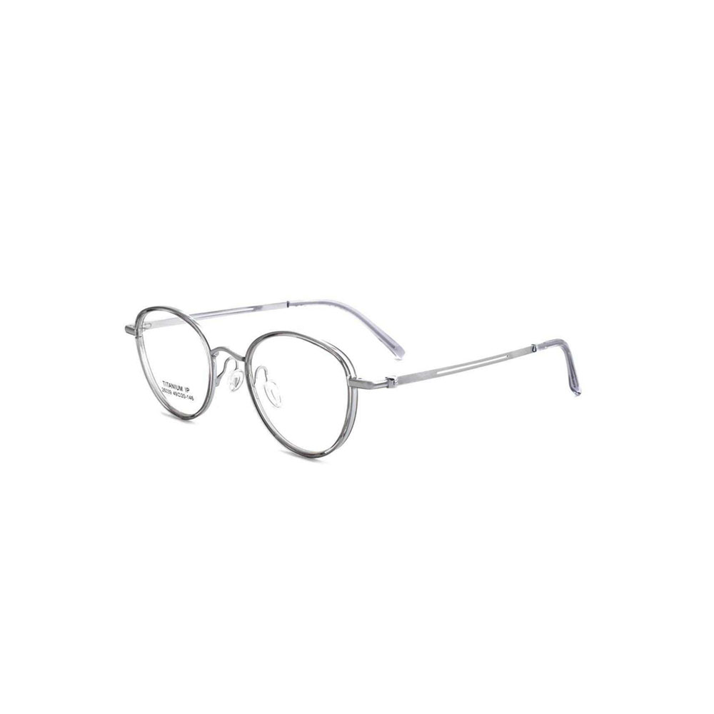 Gd Vintage Oval Frame SEA Eyeglasses Factory Supply gafas Titanium Frame TR90 Rims TR Eyewear Titanium Optical Frame