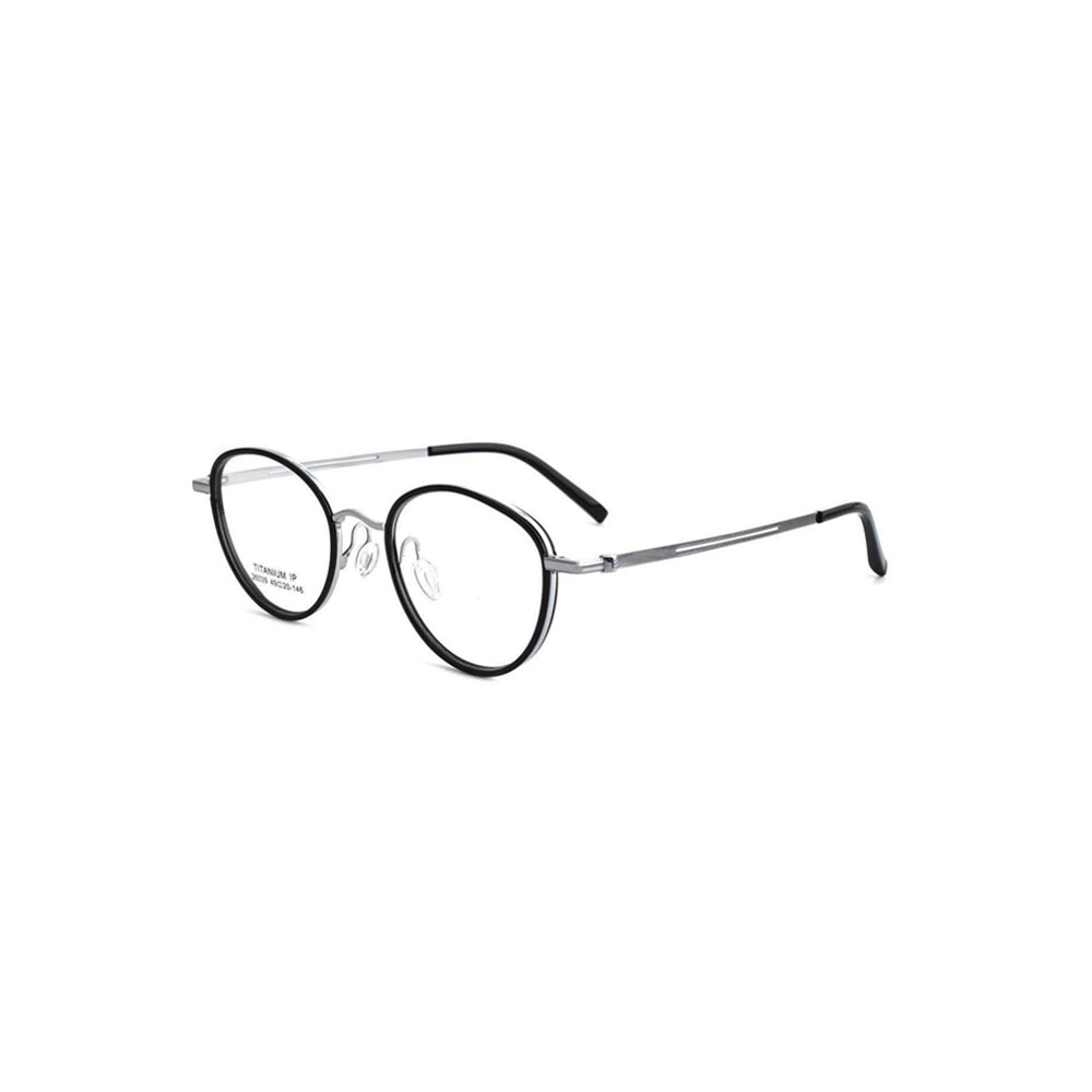 Gd Vintage Oval Frame SEA Eyeglasses Factory Supply gafas Titanium Frame TR90 Rims TR Eyewear Titanium Optical Frame