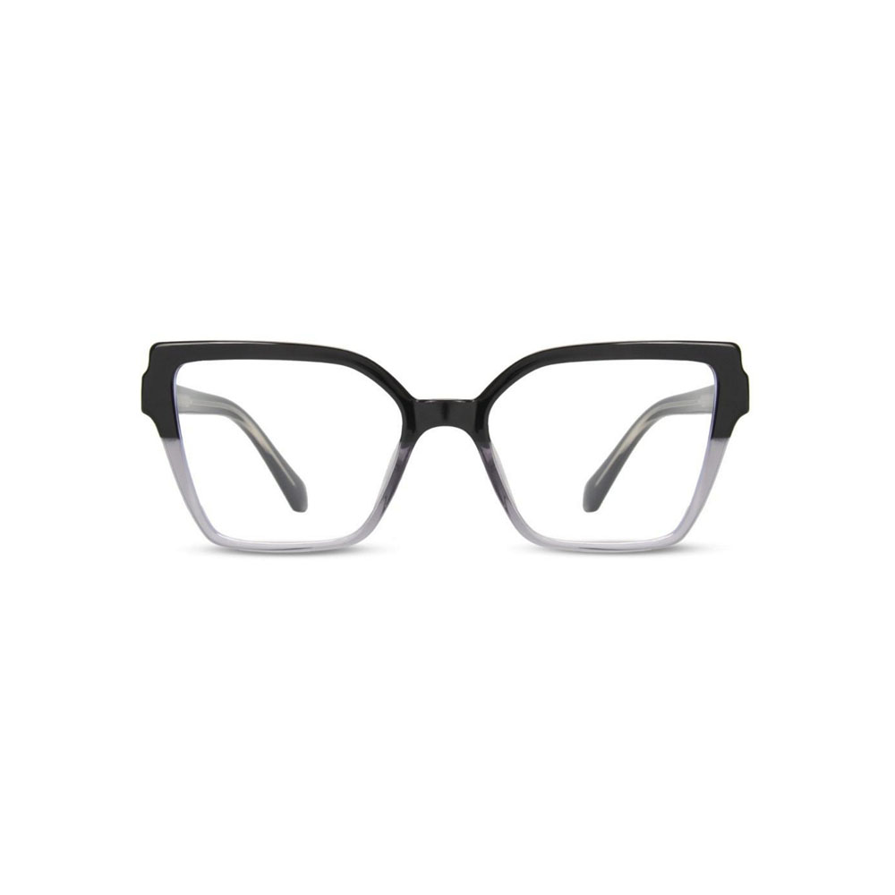 Gd Women Elegant gafas Square Frame TR90 Eyewear Factory Supply Eyeglasses Color Block TR Optical Frame
