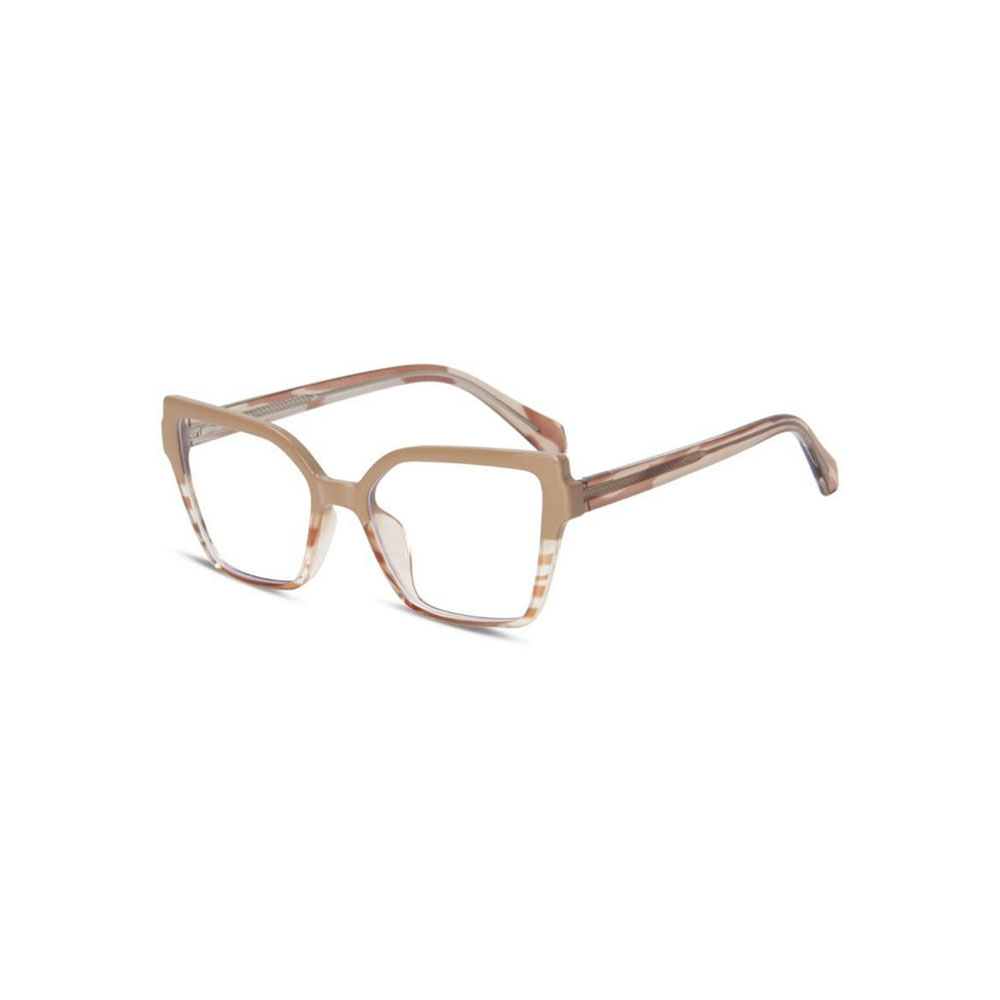 Gd Women Elegant gafas Square Frame TR90 Eyewear Factory Supply Eyeglasses Color Block TR Optical Frame