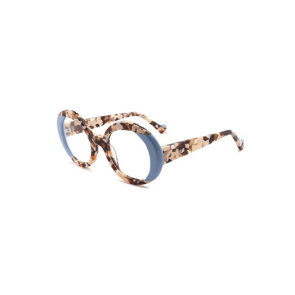Gd High Quality Vintage Oval Style Lamination Acetate gafas Manufacturer Supply Eyewear Women Elegant Acetate Optical Frame